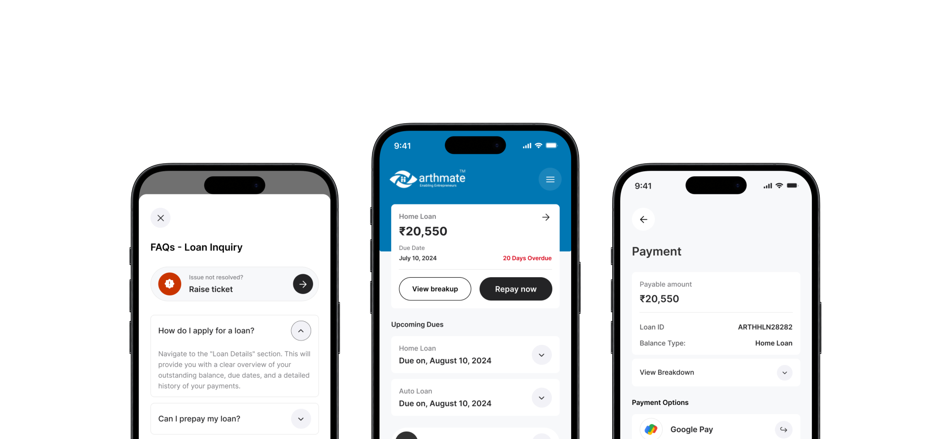 Borrow, Arthmate PWA